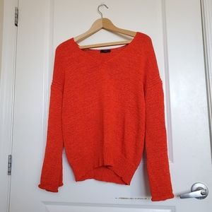 J. Crew Blood Orange Pullover Sweater